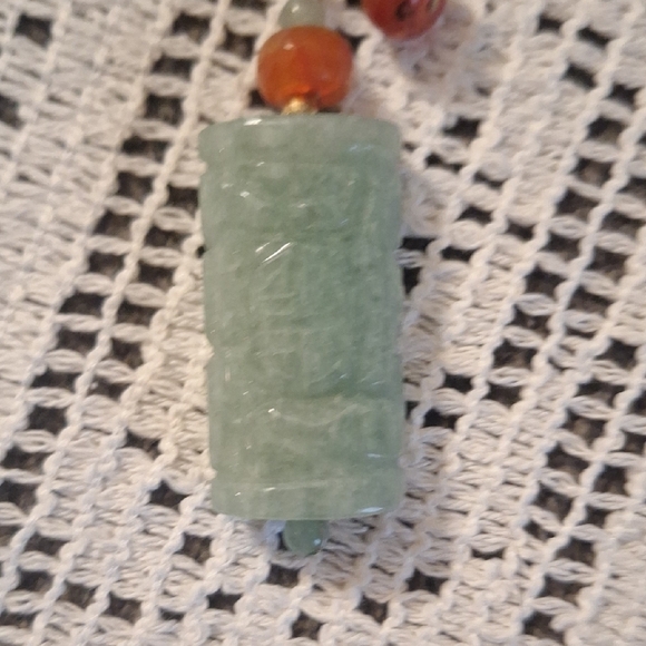 Gemstone And Gold Keychain/Handbag Charm - Picture 8 of 10